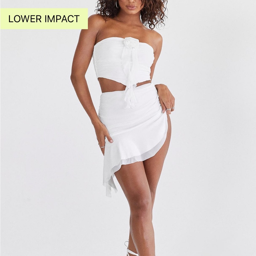 Princess Polly Lovell Ruffle Set in White size 4